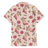 Beige Paniolo Palaka Hawaiian Cowgirl Christmas Hawaiian Shirt LT9 - Polynesian Pride