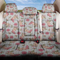 Gray Paniolo Palaka Hawaiian Cowgirl Christmas Back Car Seat Cover LT9 One Size Gray - Polynesian Pride