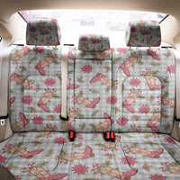 Gray Paniolo Palaka Hawaiian Cowgirl Christmas Back Car Seat Cover LT9 - Polynesian Pride