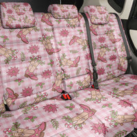 Pink Paniolo Palaka Hawaiian Cowgirl Christmas Back Car Seat Cover LT9 - Polynesian Pride