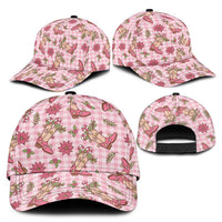 Pink Paniolo Palaka Hawaiian Cowgirl Christmas Classic Cap - Polynesian Pride