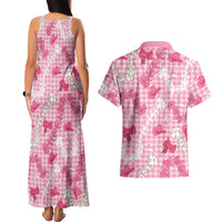Paniolo Palaka Hawaiian Cowgirl Couples Matching Tank Maxi Dress and Hawaiian Shirt LT9 - Polynesian Pride