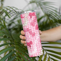Paniolo Palaka Hawaiian Cowgirl Skinny Tumbler LT9 - Polynesian Pride