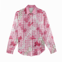 Paniolo Palaka Hawaiian Cowgirl Women Casual Shirt - Polynesian Pride