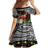 Papua New Guinea Christmas Family Matching Long Sleeve Bodycon Dress and Hawaiian Shirt LT9 - Polynesian Pride