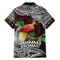 Papua New Guinea Christmas Family Matching Long Sleeve Bodycon Dress and Hawaiian Shirt - Polynesian Pride