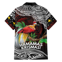 Papua New Guinea Christmas Family Matching Off The Shoulder Long Sleeve Dress and Hawaiian Shirt LT9 - Polynesian Pride
