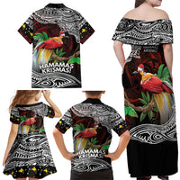 Papua New Guinea Christmas Family Matching Off Shoulder Maxi Dress and Hawaiian Shirt LT9 - Polynesian Pride