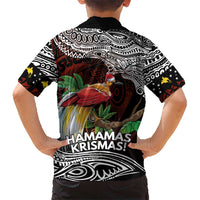 Papua New Guinea Christmas Family Matching Summer Maxi Dress and Hawaiian Shirt LT9 - Polynesian Pride