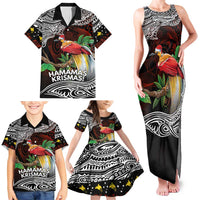 Papua New Guinea Christmas Family Matching Tank Maxi Dress and Hawaiian Shirt LT9 - Polynesian Pride