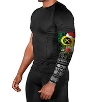Vanuatu Pig's Tusk Meri Krismas! Arm Sleeves Vanuatuan Ancient Art Spirit - Polynesian Pride