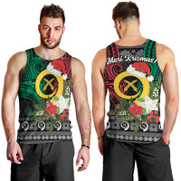 Vanuatu Pig's Tusk Meri Krismas! Men Tank Top Vanuatuan Ancient Art Spirit LT9 - Polynesian Pride