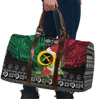 Vanuatu Pig's Tusk Meri Krismas! Travel Bag Vanuatuan Ancient Art Spirit LT9 - Polynesian Pride