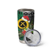 Vanuatu Pig's Tusk Meri Krismas! Tumbler Cup Vanuatuan Ancient Art Spirit LT9 - Polynesian Pride