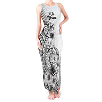 Ia Orana Tahiti Personalised Tank Maxi Dress French Polynesia Hook Tattoo Special White Color LT9 Women White - Polynesian Pride