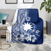 Nauru Independence Personalised Blanket Naoero Hook Tattoo Special Polynesian Pattern LT9 - Polynesian Pride