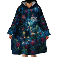 New Zealand Matariki Pohutukawa Wearable Blanket Hoodie Te Mauri te Ora LT9 - Polynesian Pride