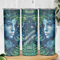 New Zealand Matariki Tupuanuku Skinny Tumbler Te W o te Hauhake LT9 - Polynesian Pride