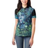 New Zealand Matariki Tupuanuku Women Polo Shirt Te W o te Hauhake LT9 - Polynesian Pride