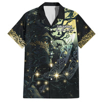 New Zealand Matariki Tupuarangi Family Matching Off The Shoulder Long Sleeve Dress and Hawaiian Shirt Ng Kai o te Rangi LT9 Dad's Shirt - Short Sleeve Art - Polynesian Pride