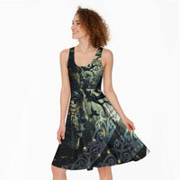 New Zealand Matariki Tupuarangi Midi Dress Ng Kai o te Rangi - Polynesian Pride