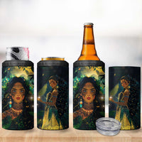 New Zealand Matariki 4 in 1 Can Cooler Tumbler Rongo Mori Wellbeing and Good Luck LT9 - Polynesian Pride