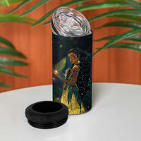 New Zealand Matariki 4 in 1 Can Cooler Tumbler Rongo Mori Wellbeing and Good Luck LT9 - Polynesian Pride