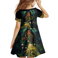 New Zealand Matariki Family Matching Off The Shoulder Long Sleeve Dress and Hawaiian Shirt Rongo Mori Wellbeing and Good Luck LT9 - Polynesian Pride