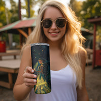 New Zealand Matariki Skinny Tumbler Rongo Mori Wellbeing and Good Luck LT9 - Polynesian Pride