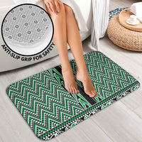 New Zealand Maori Niho Taniwha Bathroom Set Kakariki Mangopare and Puhoro Pattern - Polynesian Pride