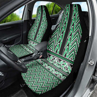 New Zealand Maori Niho Taniwha Car Seat Cover Kakariki Mangopare and Puhoro Pattern LT9 - Polynesian Pride