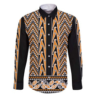 New Zealand Maori Niho Taniwha Family Matching Off The Shoulder Long Sleeve Dress and Hawaiian Shirt Karaka Mangopare and Puhoro Pattern