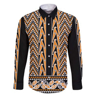 New Zealand Maori Niho Taniwha Family Matching Tank Maxi Dress and Hawaiian Shirt Karaka Mangopare and Puhoro Pattern