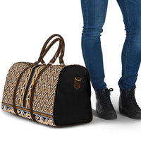 New Zealand Maori Niho Taniwha Travel Bag Karaka Mangopare and Puhoro Pattern - Polynesian Pride