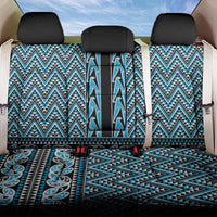 New Zealand Maori Niho Taniwha Back Car Seat Cover Kikorangi Mangopare and Puhoro Pattern LT9 One Size Blue - Polynesian Pride