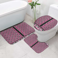 New Zealand Maori Niho Taniwha Bathroom Set Mawhero Mangopare and Puhoro Pattern - Polynesian Pride