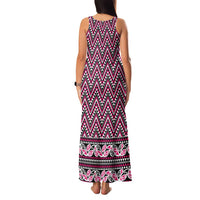 New Zealand Maori Niho Taniwha Family Matching Tank Maxi Dress and Hawaiian Shirt Mawhero Mangopare and Puhoro Pattern LT9 - Polynesian Pride
