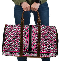 New Zealand Maori Niho Taniwha Travel Bag Mawhero Mangopare and Puhoro Pattern - Polynesian Pride