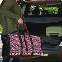 New Zealand Maori Niho Taniwha Travel Bag Mawhero Mangopare and Puhoro Pattern - Polynesian Pride
