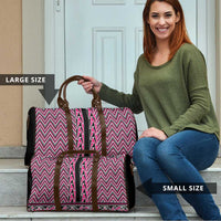 New Zealand Maori Niho Taniwha Travel Bag Mawhero Mangopare and Puhoro Pattern - Polynesian Pride