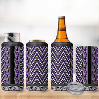 New Zealand Maori Niho Taniwha 4 in 1 Can Cooler Tumbler Waiporopo Mangopare and Puhoro Pattern LT9 - Polynesian Pride