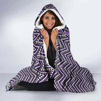 New Zealand Maori Niho Taniwha Hooded Blanket Waiporopo Mangopare and Puhoro Pattern LT9 - Polynesian Pride