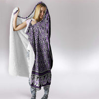 New Zealand Maori Niho Taniwha Hooded Blanket Waiporopo Mangopare and Puhoro Pattern LT9 - Polynesian Pride