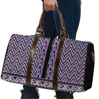 New Zealand Maori Niho Taniwha Travel Bag Waiporopo Mangopare and Puhoro Pattern LT9 - Polynesian Pride