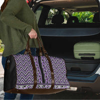 New Zealand Maori Niho Taniwha Travel Bag Waiporopo Mangopare and Puhoro Pattern LT9 - Polynesian Pride