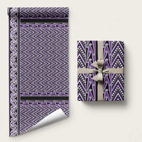 New Zealand Maori Niho Taniwha Wrapping Paper Waiporopo Mangopare and Puhoro Pattern - Polynesian Pride