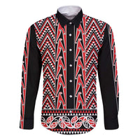 New Zealand Maori Niho Taniwha Family Matching Off Shoulder Maxi Dress and Hawaiian Shirt Whero Mangopare and Puhoro Pattern