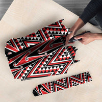 New Zealand Maori Niho Taniwha Umbrella Whero Mangopare and Puhoro Pattern - Polynesian Pride