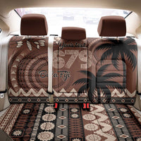 Personalised Bula Fiji 679 Back Car Seat Cover Fijian Tagimoucia Masi Tapa Art LT9 - Polynesian Pride