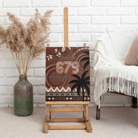 Personalised Bula Fiji 679 Canvas Wall Art Fijian Tagimoucia Masi Tapa Art LT9 - Polynesian Pride